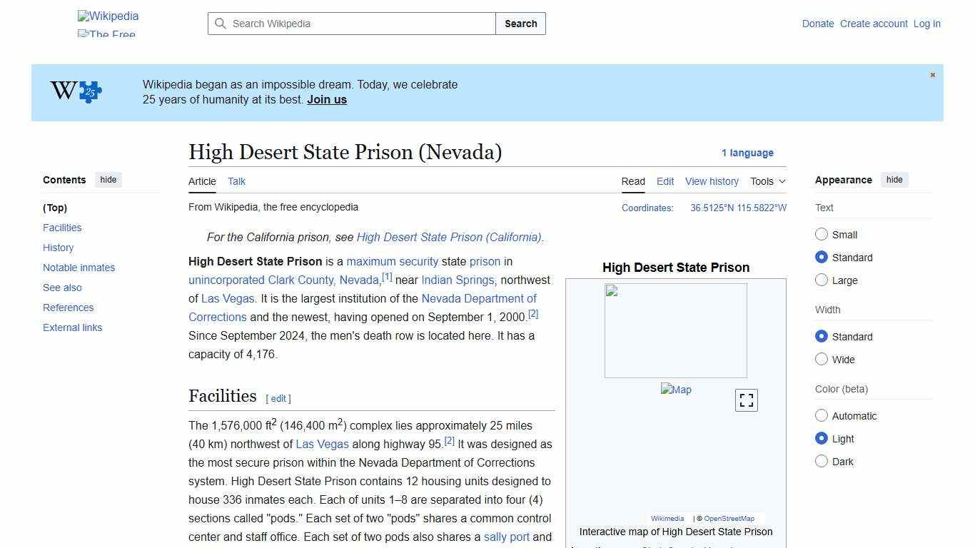 High Desert State Prison (Nevada) - Wikipedia